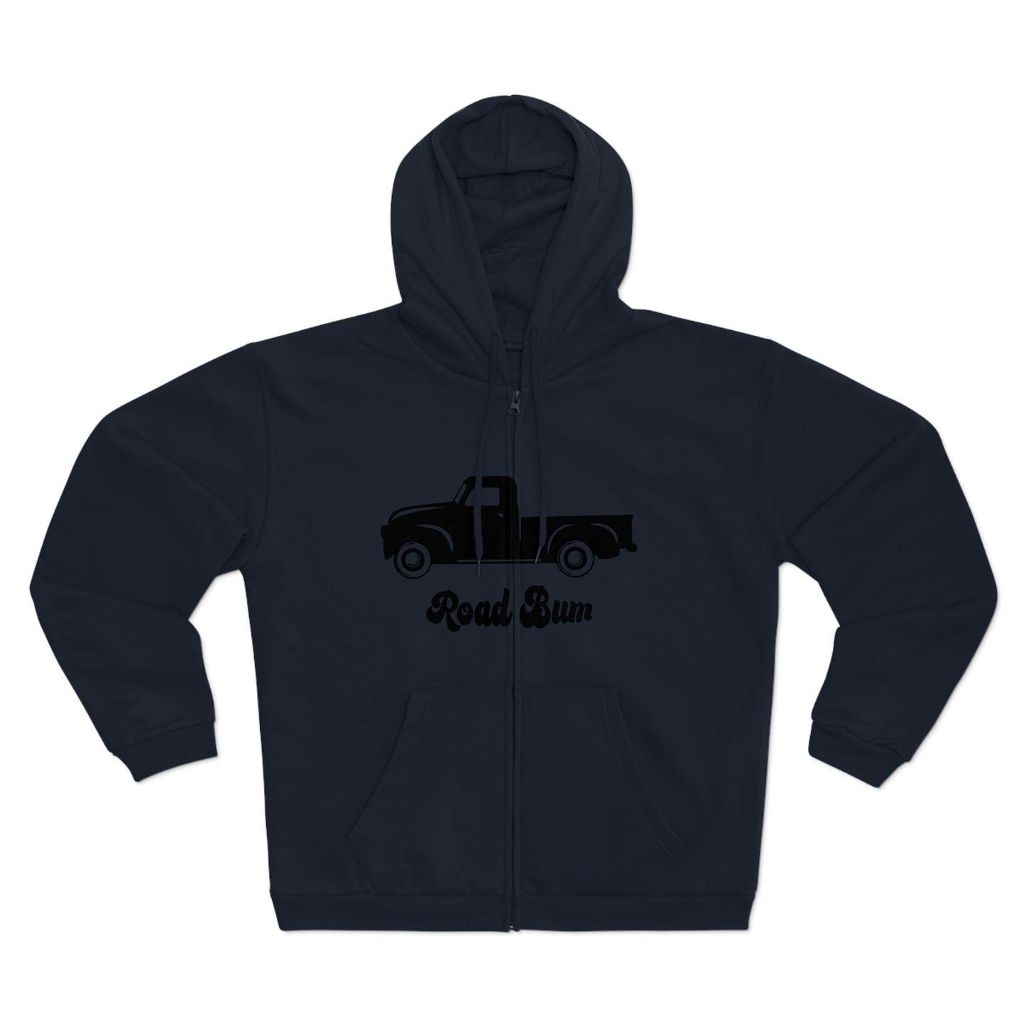 Men's Hooded Zip Sweatshirt - Truck