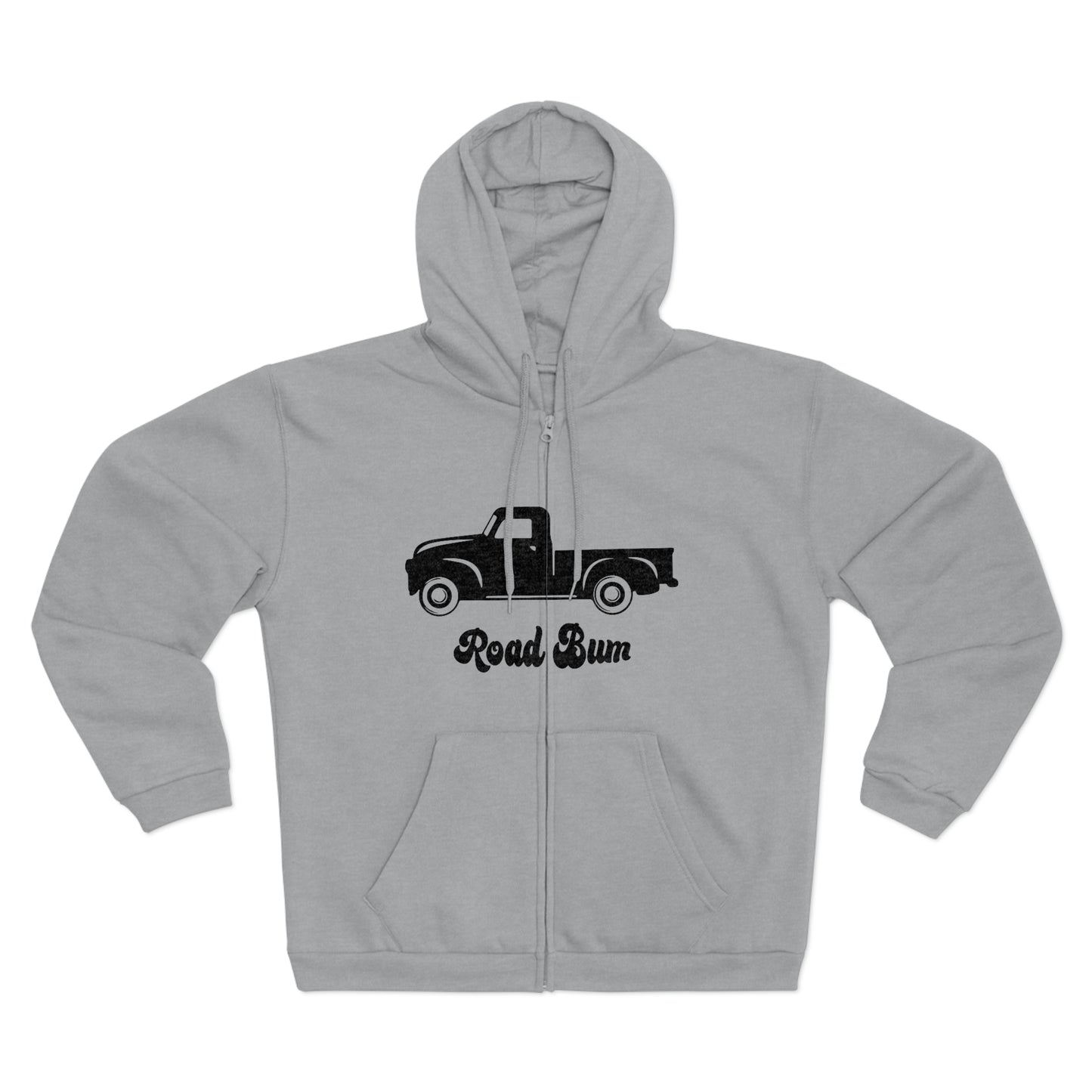 Men's Hooded Zip Sweatshirt - Truck