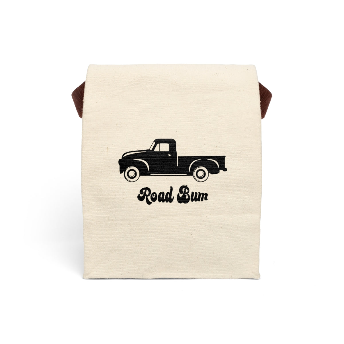 Canvas Lunch Bag With Strap - Truck