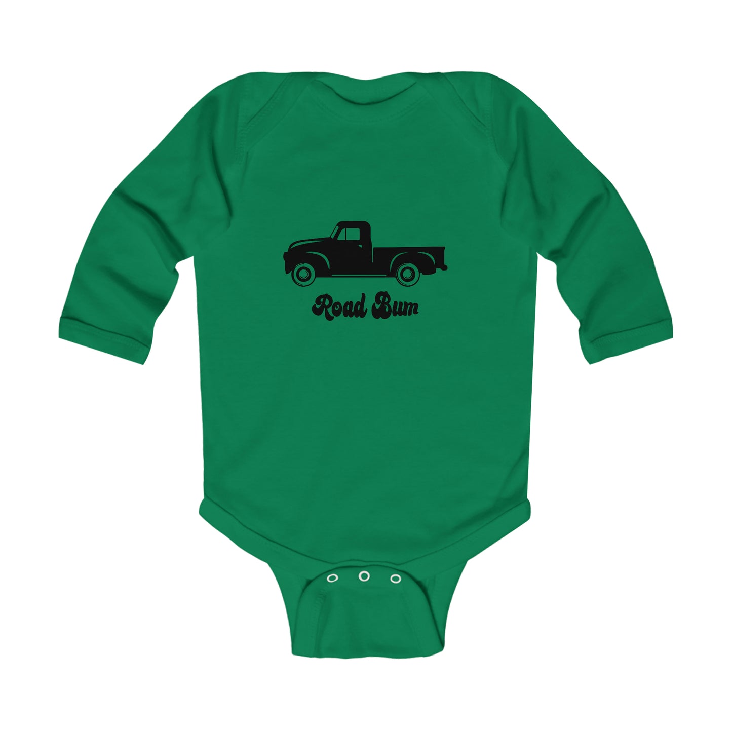 Infant Long Sleeve Bodysuit - Truck