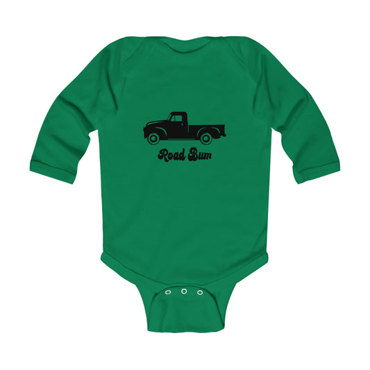 Infant Long Sleeve Bodysuit - Truck