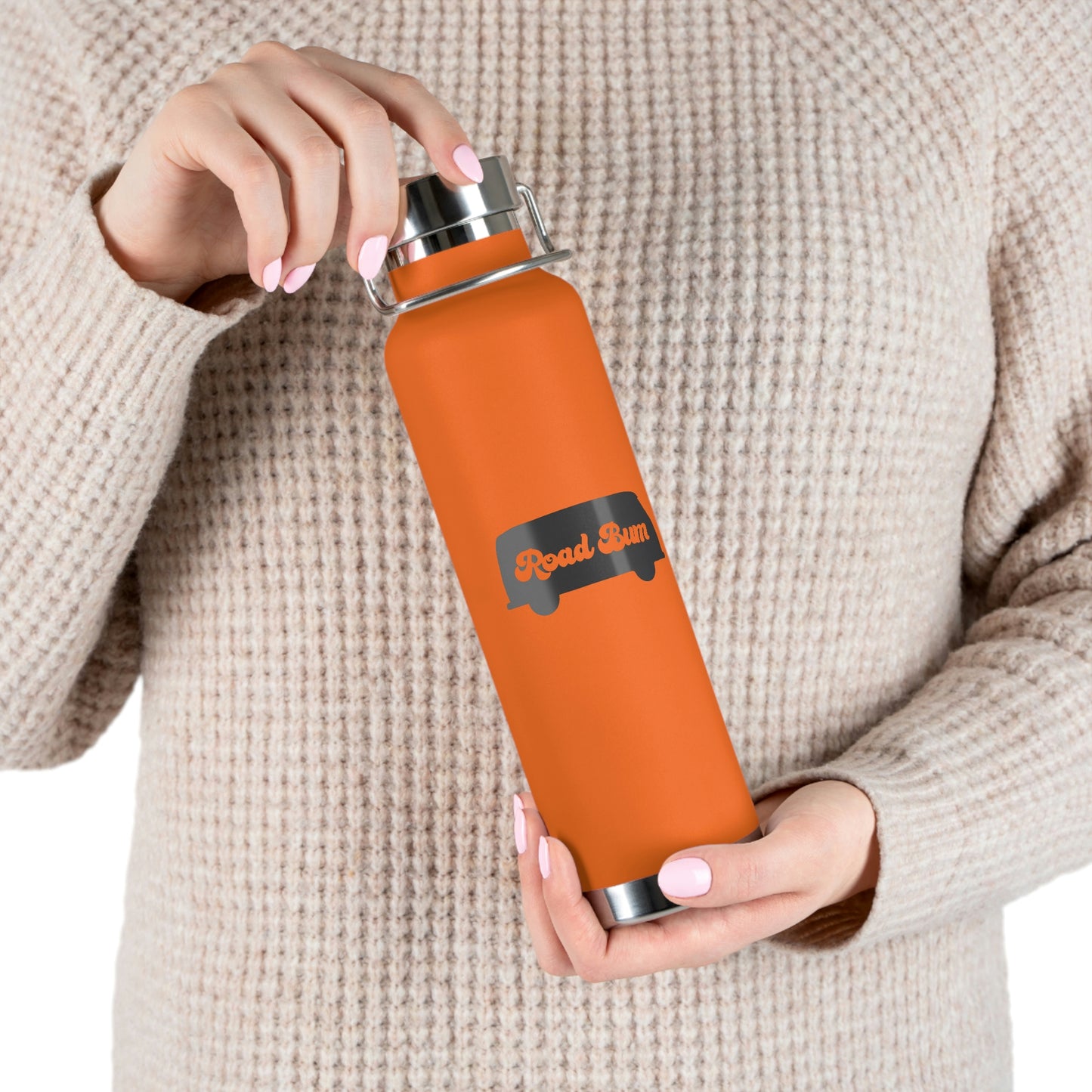 Copper Vacuum Insulated Bottle, 22oz - Bus