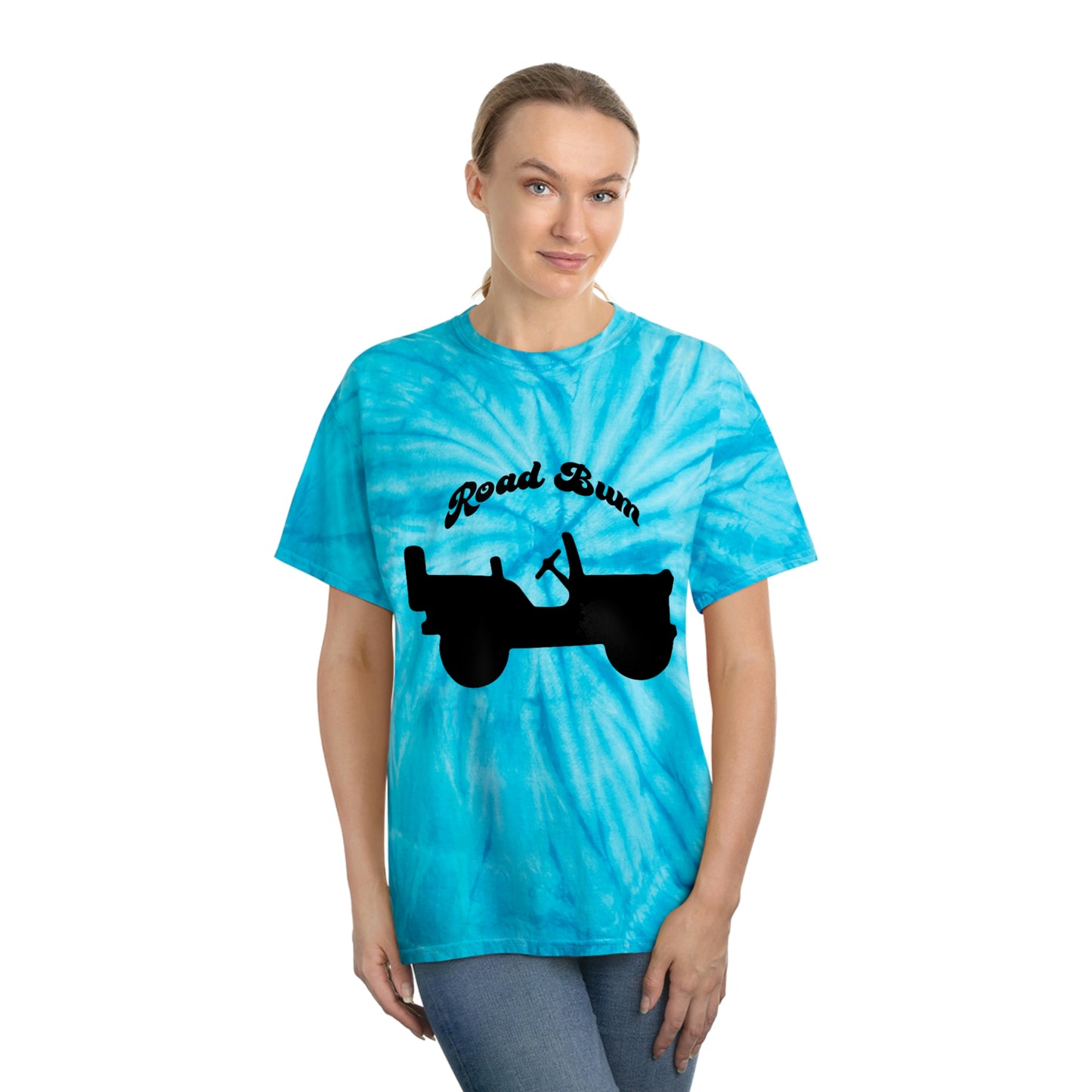 Women's Tie-Dye Tee, Cyclone - Jeep