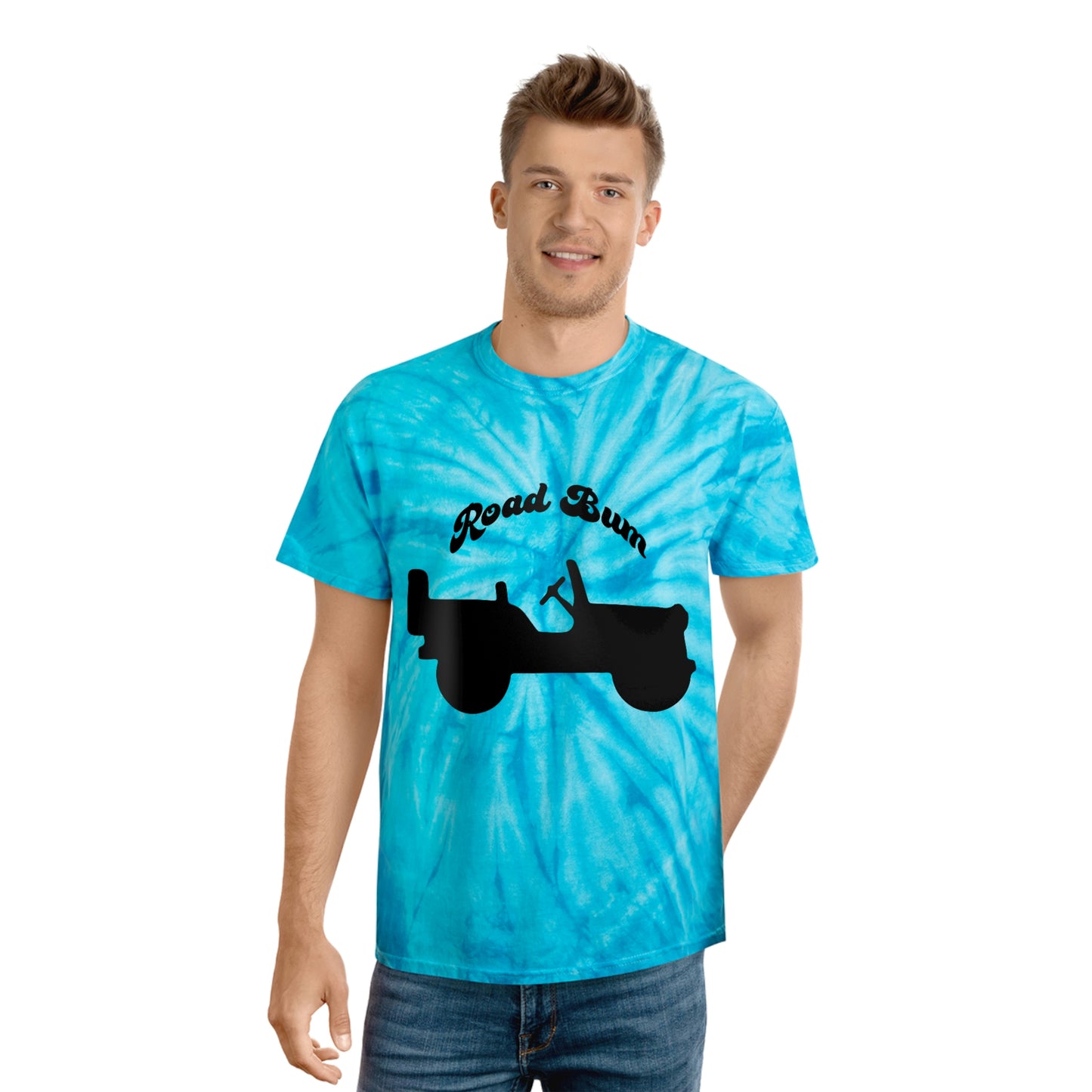 Men's Tie-Dye Tee, Cyclone - Jeep